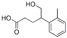 Benzenebutanoic acid, gamma-(hydroxymethyl)-2-methyl- (9CI) Struktur