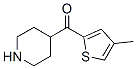 Methanone, (4-methyl-2-thienyl)-4-piperidinyl- (9CI) Struktur