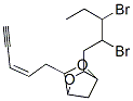 3-(2,3-Dibromopentyl)-6-[(Z)-2-penten-4-ynyl]-2,5-dioxabicyclo[2.2.1]heptane Struktur