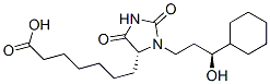 [S-(R*,S*)]-3-(3-cyclohexyl-3-hydroxypropyl)-2,5-dioxoimidazolidine-4-heptanoic acid Struktur