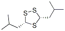 CIS-3,5-BIS(2-METHYLPROPYL)-1,2,4-TRITHIOLANE Struktur