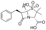 6-(1-hydroxy)benzylpenicillanic acid S,S-dioxide Struktur