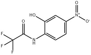 2,2,2-Trifluoro-N-(2-hydroxy-4-nitrophenyl)-acetamide Struktur