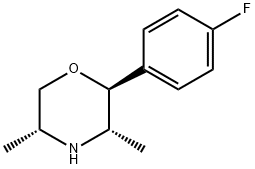 Morpholine, 2-(4-fluorophenyl)-3,5-dimethyl-, [2S-(2alpha,3ba,5ba)]- (9CI) Struktur