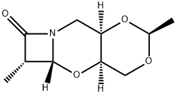 7H-Azeto[2,1-b]-1,3-dioxino[4,5-e][1,3]oxazin-7-one,hexahydro-2,6-dimethyl-,(2S,4aR,5aR,6S,9aR)-(9CI) Struktur