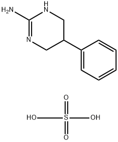 1,4,5,6-Tetrahydro-5-phenyl-2-pyrimidinamine sulfate (2:1) Struktur