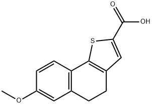 7-METHOXY-4,5-DIHYDRONAPHTHO[1,2-B]THIOPHENE-2-CARBOXYLIC ACID Struktur