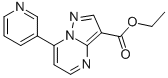 ETHYL 7-(PYRIDIN-3-YL)PYRAZOLO[1,5-A]PYRIMIDINE-3-CARBOXYLATE Struktur