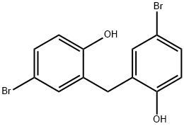 BIS(2-HYDROXY-5-BROMOPHENYL)METHANE Struktur