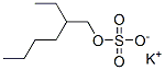 Sulfuric acid, mono(2-ethylhexyl) ester, potassium salt Struktur