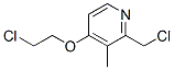 Pyridine, 4-(2-chloroethoxy)-2-(chloromethyl)-3-methyl- (9CI) Struktur