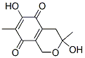 1H-2-Benzopyran-5,8-dione, 3,4-dihydro-3,6-dihydroxy-3,7-dimethyl- (9CI) Struktur