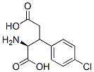 3-(4-Chlorophenyl)glutamic acid  Struktur