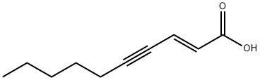 (E)-2-decen-4-ynoic acid Struktur