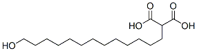 13-Hydroxytridecylmalonic acid Struktur