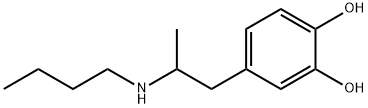 1,2-Benzenediol, 4-[2-(butylamino)propyl]- (9CI) Struktur