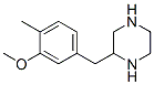 Piperazine, 2-[(3-methoxy-4-methylphenyl)methyl]- (9CI) Struktur