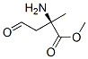 Isovaline, 4-oxo-, methyl ester (9CI) Struktur