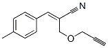 2-Propenenitrile,3-(4-methylphenyl)-2-[(2-propynyloxy)methyl]-,(2Z)-(9CI) Struktur