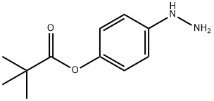 2,2-DIMETHYL-PROPIONIC ACID 4-HYDRAZINO-PHENYL ESTER Struktur