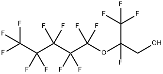 2,3,3,3-TETRAFLUORO-2-(PERFLUOROPENTOXY)PROPAN-1-OL Struktur