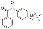 trimethyl[p-(oxophenylacetyl)benzyl]ammonium bromide Struktur