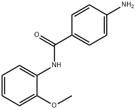 4-AMINO-N-(2-METHOXY-PHENYL)-BENZAMIDE Struktur