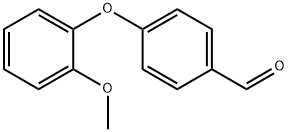 4-(2-METHOXY-PHENOXY)-BENZALDEHYDE Struktur