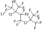 LITHIUM PERFLUORO(2,6-DIMETHYL-5-OXA-2-HEPTOXIDE) Struktur