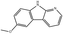 6-methoxy-9H-pyrido[2,3-b]indole Struktur