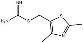 Carbamimidothioic acid, (2,4-dimethyl-5-thiazolyl)methyl ester (9CI) Struktur