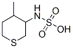 Sulfamic acid, (tetrahydro-4-methyl-2H-thiopyran-3-yl)- (9CI) Struktur