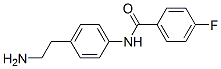 Benzamide, N-[4-(2-aminoethyl)phenyl]-4-fluoro- (9CI) Struktur