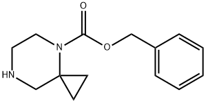 4,7-DIAZA-SPIRO[2.5]OCTANE-4-CARBOXYLIC ACID BENZYL ESTER Struktur