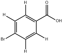 4-BROMOBENZOIC-D4 ACID Struktur