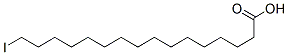 16-iodohexadecanoic acid Struktur