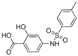 2-hydroxy-4-{[(4-methylphenyl)sulfonyl]amino}benzoic acid Struktur