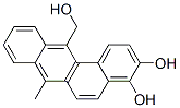 12-(Hydroxymethyl)-7-methylbenz[a]anthracene-3,4-diol Struktur