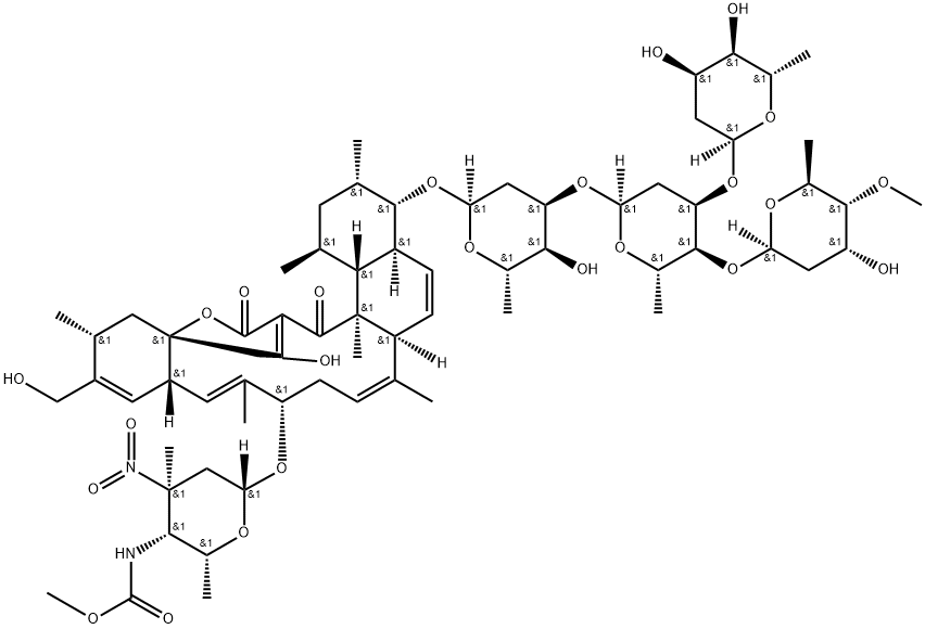 kijanimicin Struktur