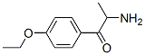 1-Propanone,  2-amino-1-(4-ethoxyphenyl)- Struktur