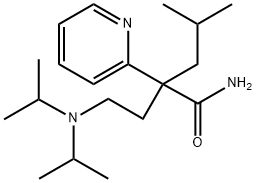 alpha-[2-(diisopropylamino)ethyl]-alpha-isobutylpyridine-2-acetamide Struktur