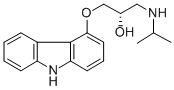 (-)-CARAZOLOL Struktur