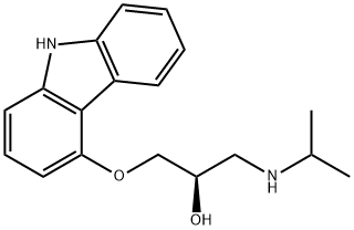 (+)-CARAZOLOL Struktur