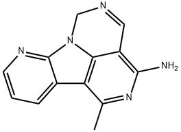 4-AMINO-6-METHYL-2,5,10,10B-TETRAAZAFLUORANTHENE Struktur