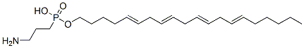 5,8,11,14-eicosatetraenyl (3-aminopropyl)phosphonate Struktur