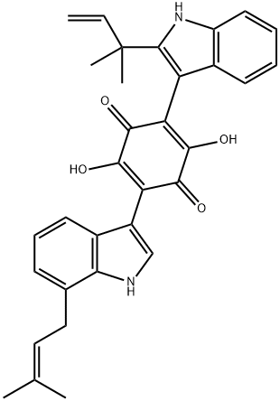 DEMETHYLASTERRIQUINONE B1 Struktur