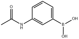 3-アセトアミドフェニルボロン酸 化學構(gòu)造式