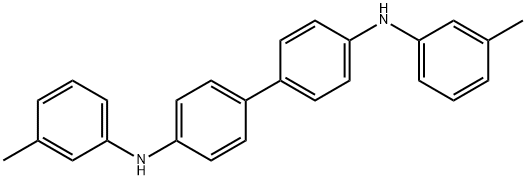 N,N'-Bis(3-methylphenyl)-(1,1'-biphenyl)-4,4'-diamine Struktur