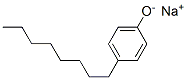 sodium p-octylphenolate Struktur