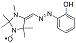 [4-[[(2-Hydroxyphenyl)azo]methylene]-2,2,3,5,5-pentamethylimidazolidin-1-yloxy]radical Struktur